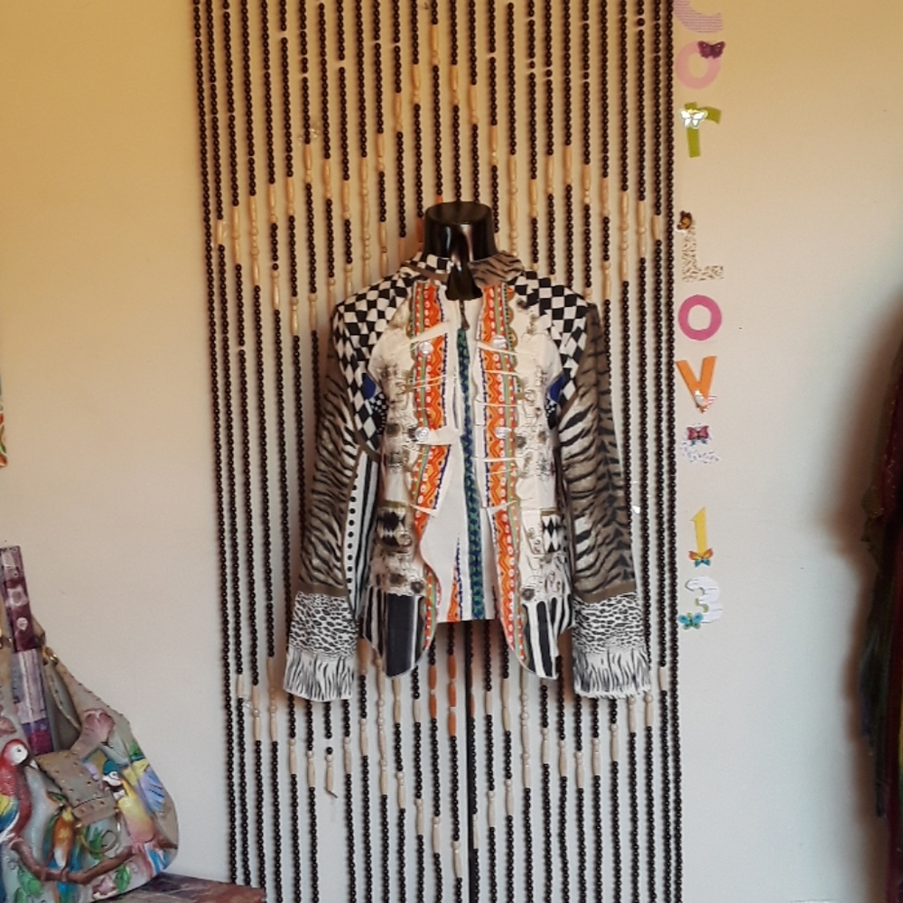 Beautiful handwork and colored jacket